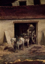 Der Brennofen in der Gipsfabrik (Detail)